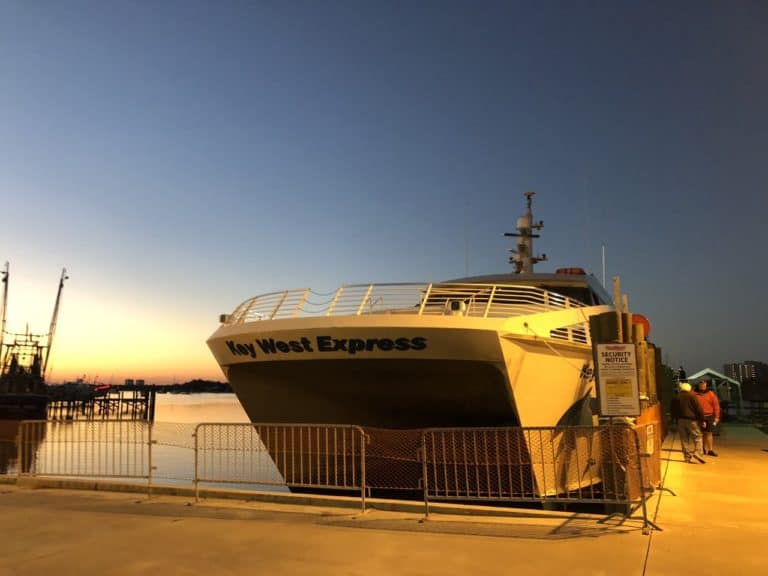 The Key West Express: our boat ride from Fort Myers to Key West!