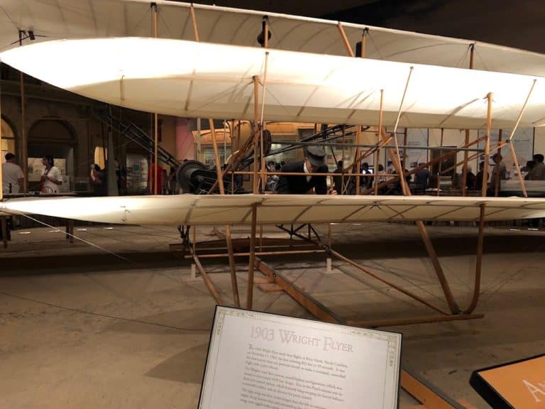 The first plane the Wright brothers flew!