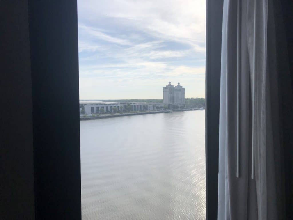 Savannah River view from the Hyatt Regency