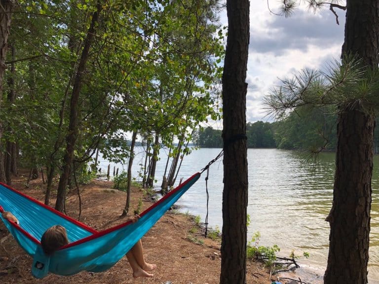 Great use of our packable hammock!