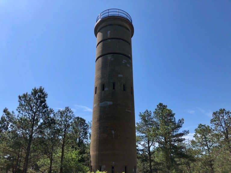 One of the WWII lookout tours you can climb to the top of!