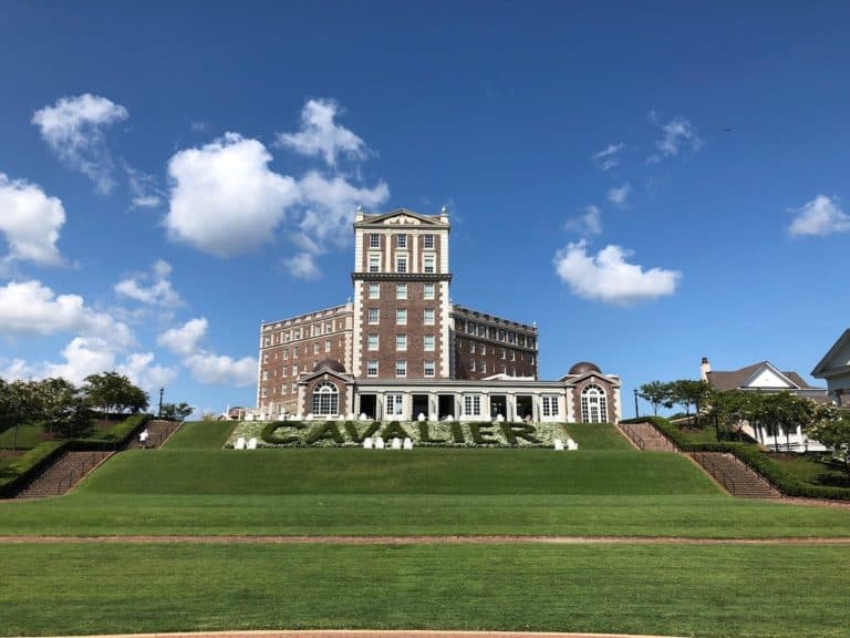 One of the original, fancy VA Beach hotels at the end of the north end of the boardwalk.