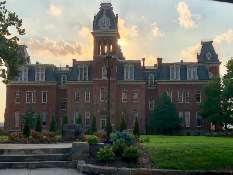 One of the beautiful WVU buildings!