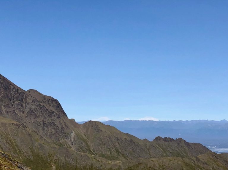 It was so clear out that we could see Mount Denali over 100 miles away! (look closely for the white on the horizon)