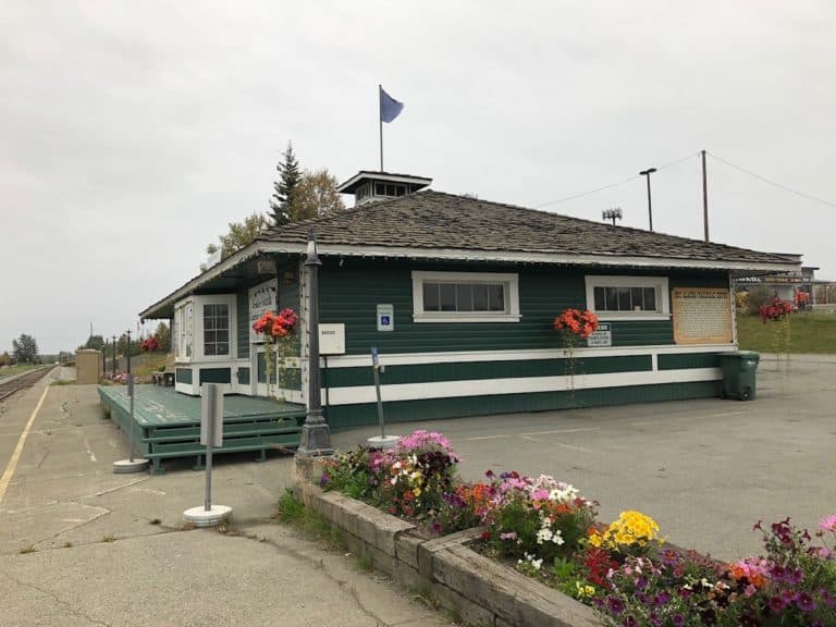 The Wasilla Train Depot