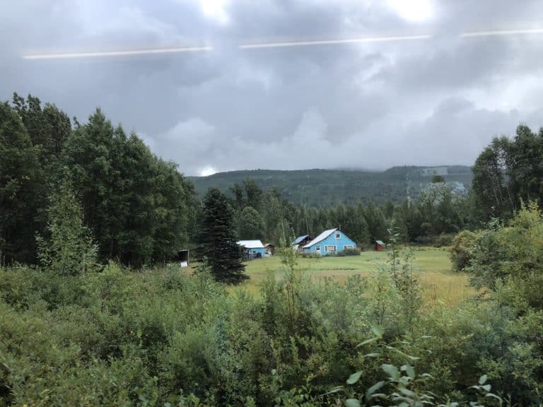 We passed several tiny towns, including this one where you can see the entire town right here.