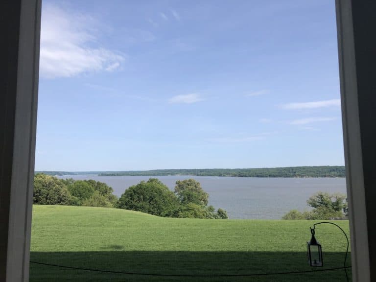 View of the Potomac River from George Washington's home, Mount Vernon.