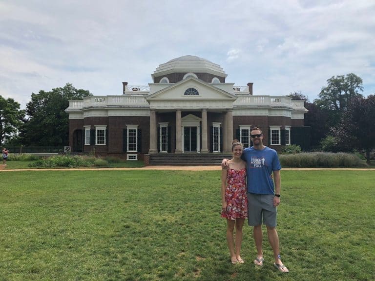 Monticello: Thomas Jefferson's impressive home.