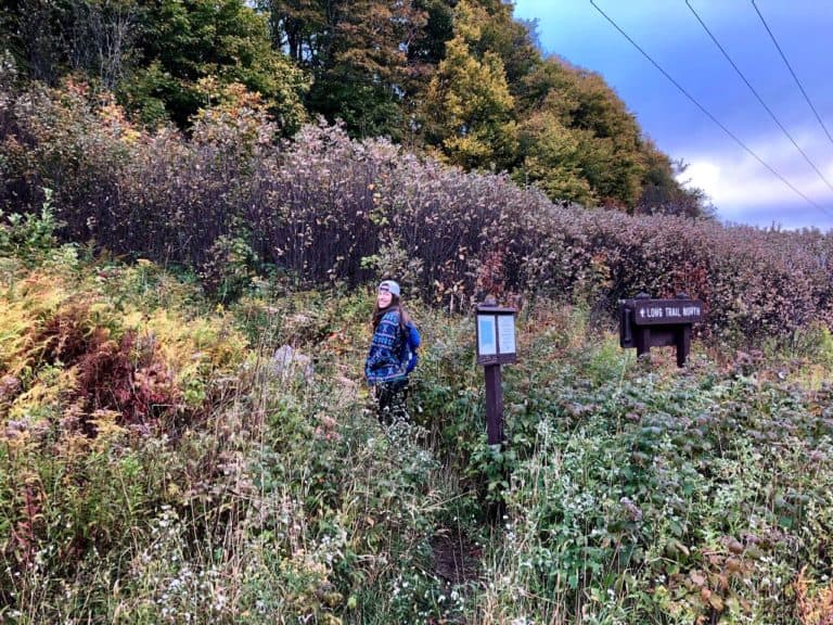 The start of Long Trail North.