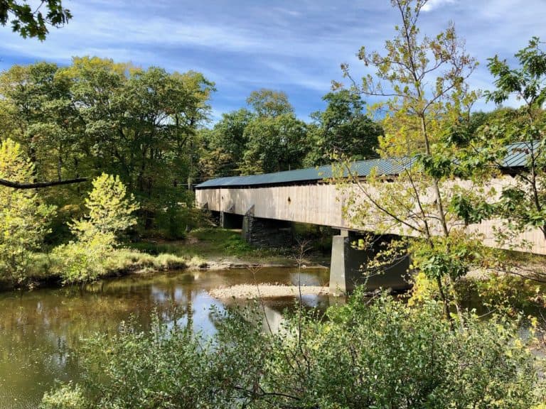 One of the iconic Vermont covered bridges!