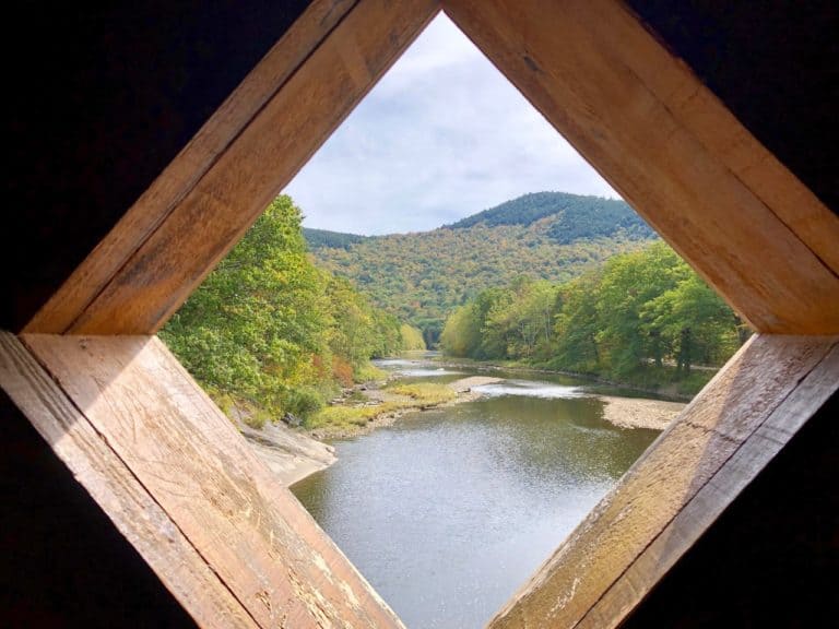 A bridge with brilliant peeping windows!