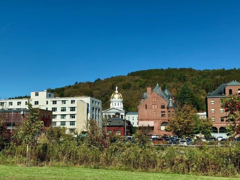 A glimpse of Vermont's capital, Montpelier.