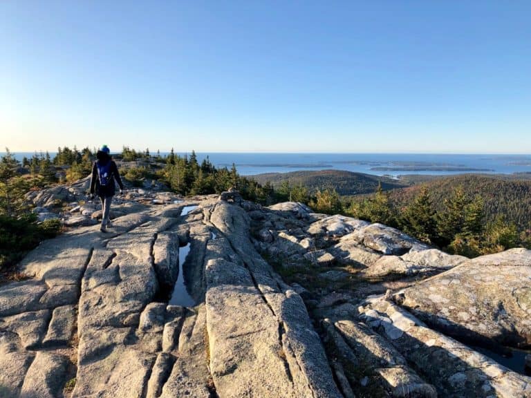 Keep a lookout for stacked rocks and blue blazes!