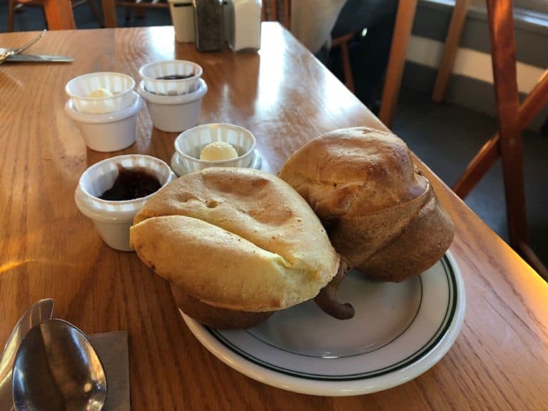 Homemade popovers from the Jordan Pond House!