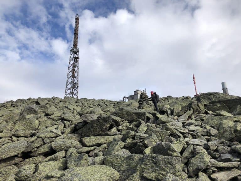 I had to hold onto rocks at some points to avoid being blown over by the 70 mph winds.