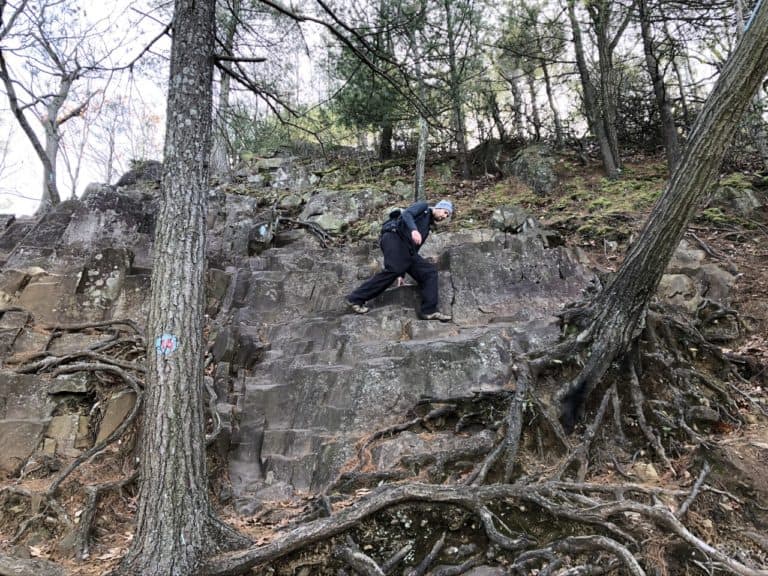 And then there's some up and down along the ridge while traversing the different parts of the "giant."