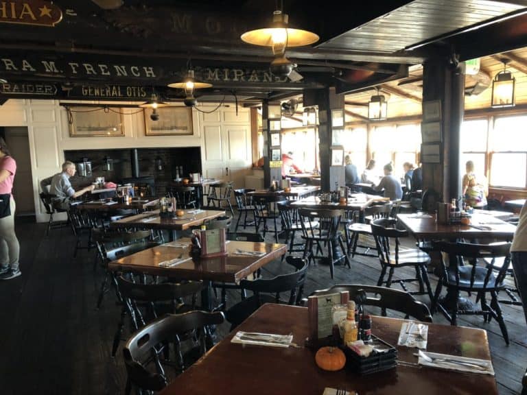 The inside of Black Dog Tavern.