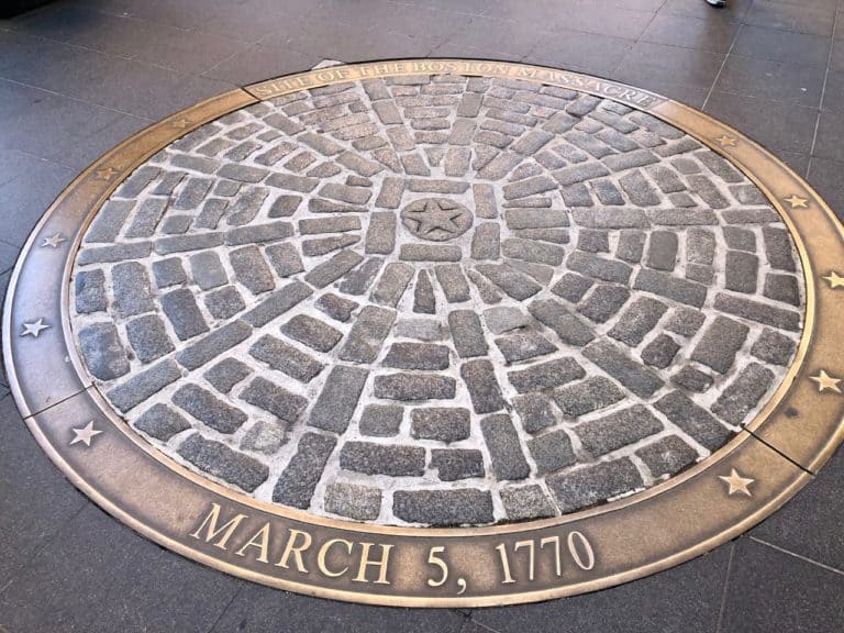 The site of the Boston Massacre.