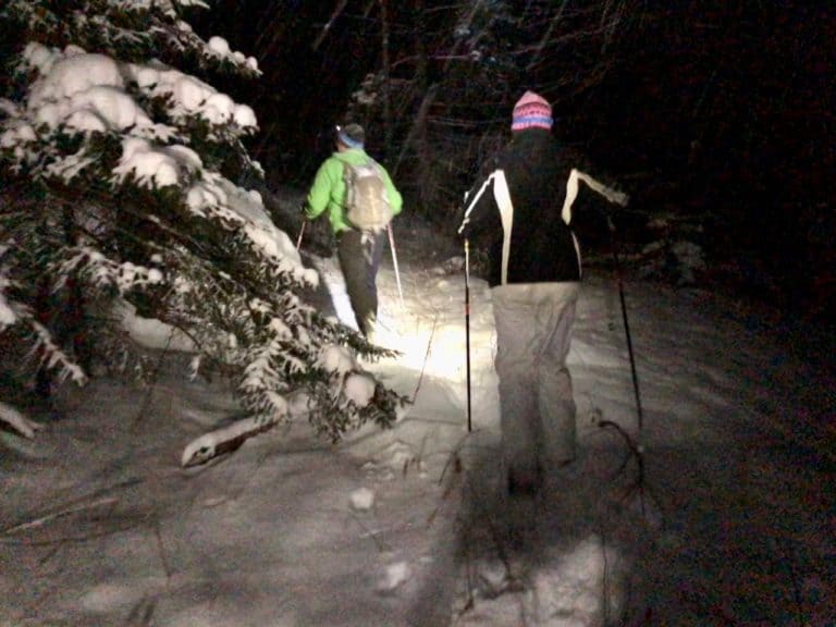 Snowshoeing the Von Trapp grounds while getting some "Sound of Music" history!