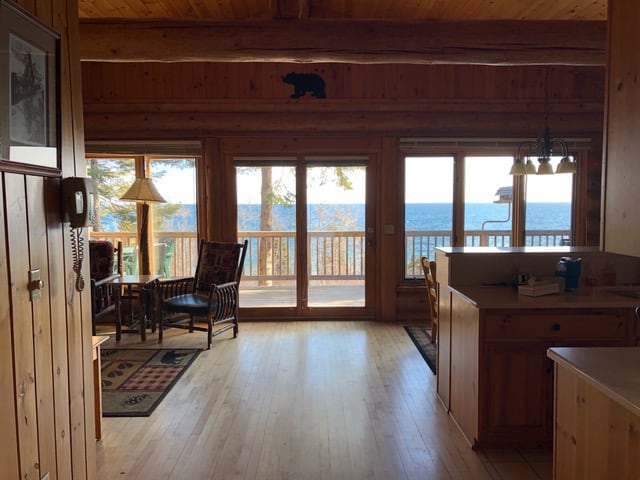 Beautiful views of Lake Superior from our cabin!