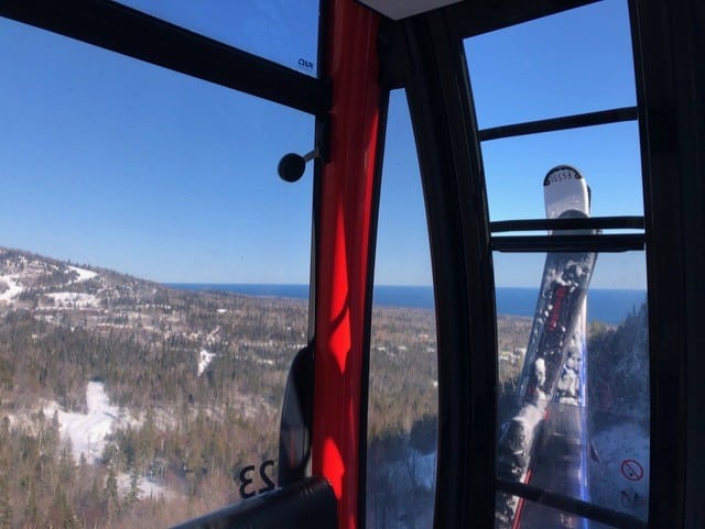 You get a great look at Lake Superior from the gondola!