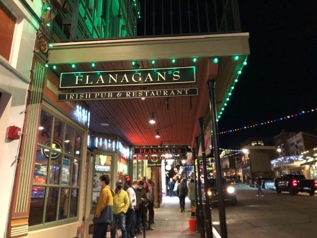 Flanagan's Irish Pub & Restaurant on Main Street