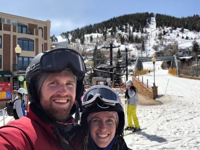 At the base of the Town Lift.