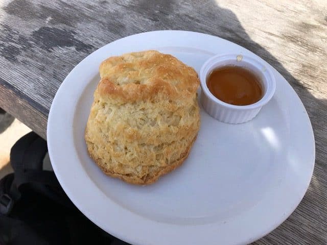 And fresh baked biscuits!