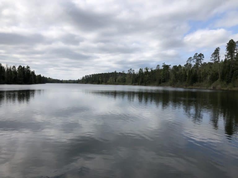 The east arm of Lake Itasca.