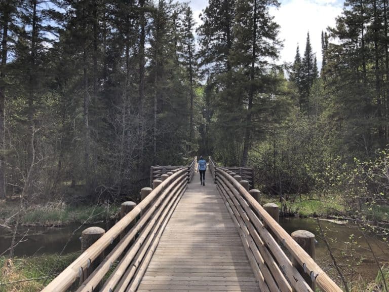 Strolling along the Headwaters Loop Trail!