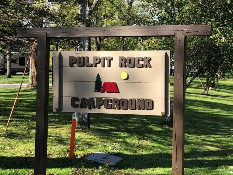 We stayed at Pulpit Rock Campground!