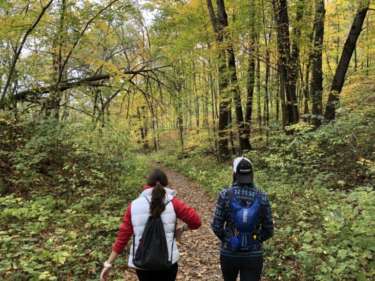 Hiking Malanaphy Springs Trail.