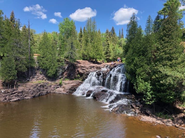 Where you can view multiple falls within a half mile.