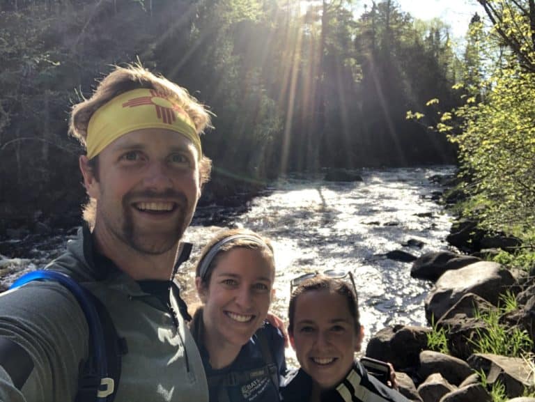 Quick stop by the river for dinner!