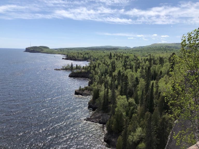 The view to the south on the way to Shovel Point!