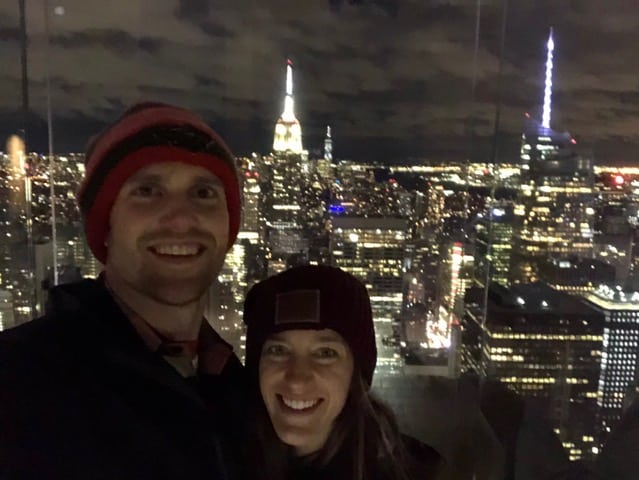 Top of the Rock at night