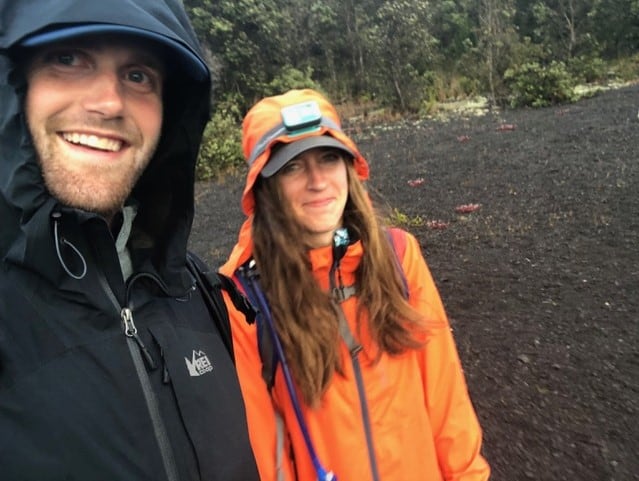 Devastation Trail in the spitting rain.