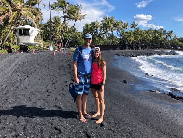 The black sand means extra warmth!