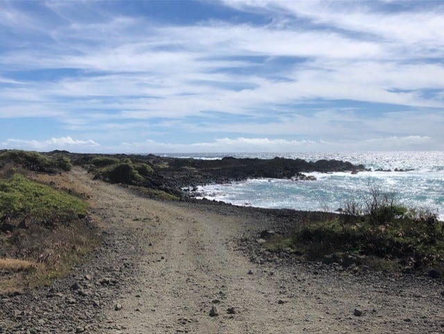 Hiking along the rugged coast!